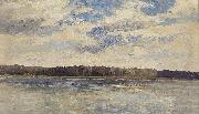 Marie Egner On the Danube near Vienna oil painting